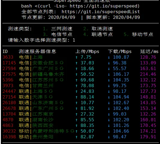 VPS常用性能测试脚本 技术 第14张