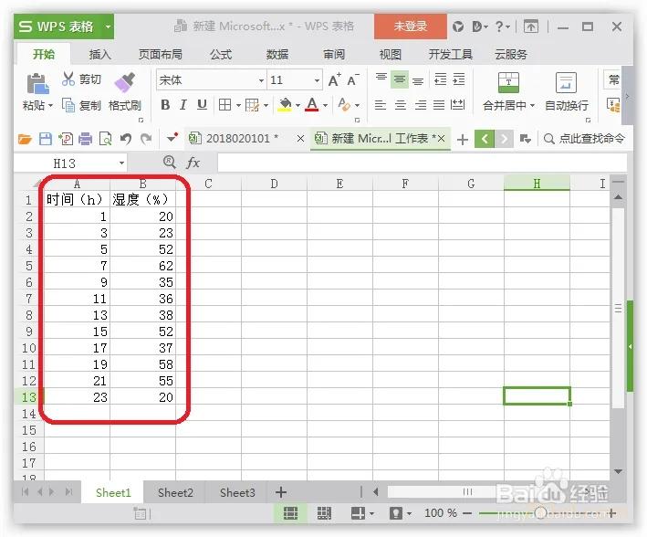 WPS表格怎么建立自定义XY二维坐标的折线图 Microsoft Office 第1张