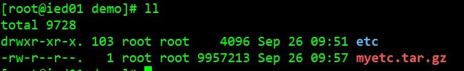 Linux中用tar命令对文件夹进行打包压缩 技术 第2张 Linux中用tar命令对文件夹进行打包压缩 技术 第2张